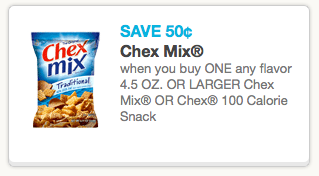 Chex Mix at Walgreens free on 1/26 only