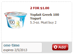 Great price on Yoplait Greek Yogurt at Pavilions