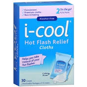 Free i-Cool Hot Flash Relief Cloths, 30 pk at Walgreens